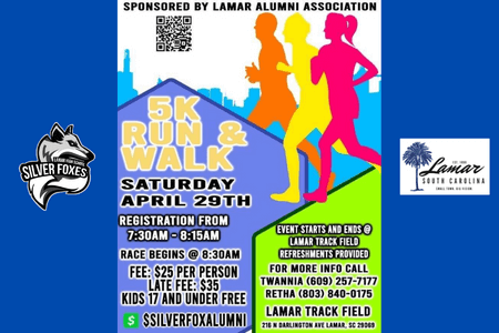 Lamar Alumni Assoc 5k Run Walk 042923