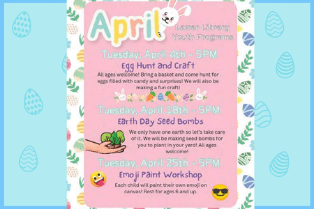 lamar library april events