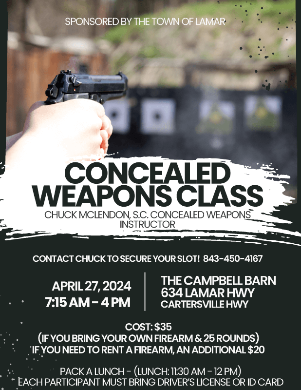 CONCEALED WEAPONS CLASS