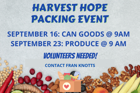 Harvest Hope Packing Event