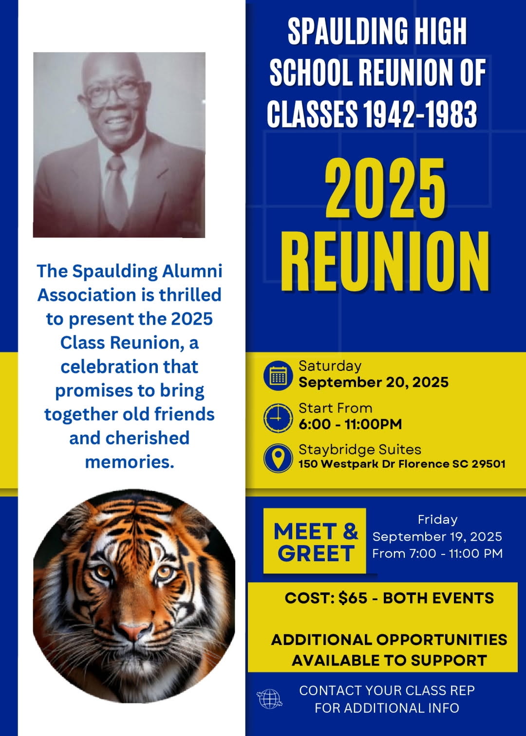 Spaulding High School Alumni Reunion (September 19 & 20, 2025)