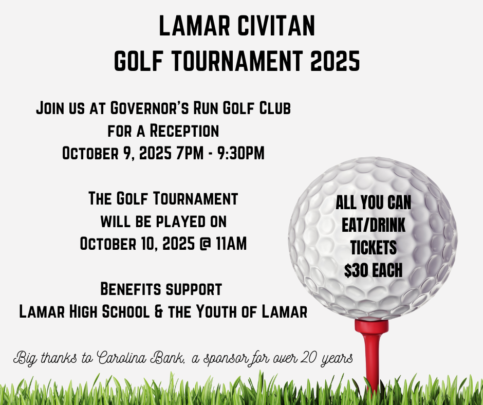 Lamar Civitan Golf Tournament 2025 Reception