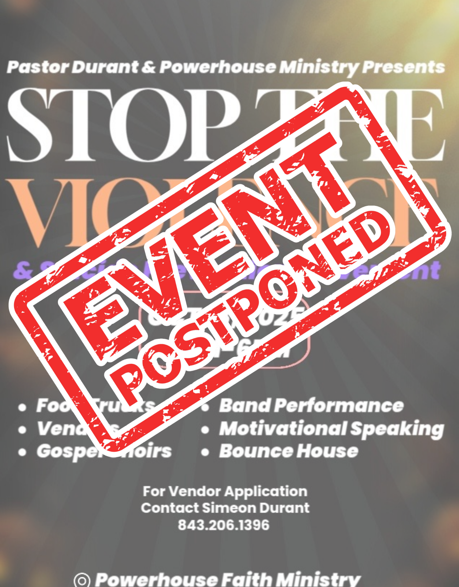 stop the violence lamar